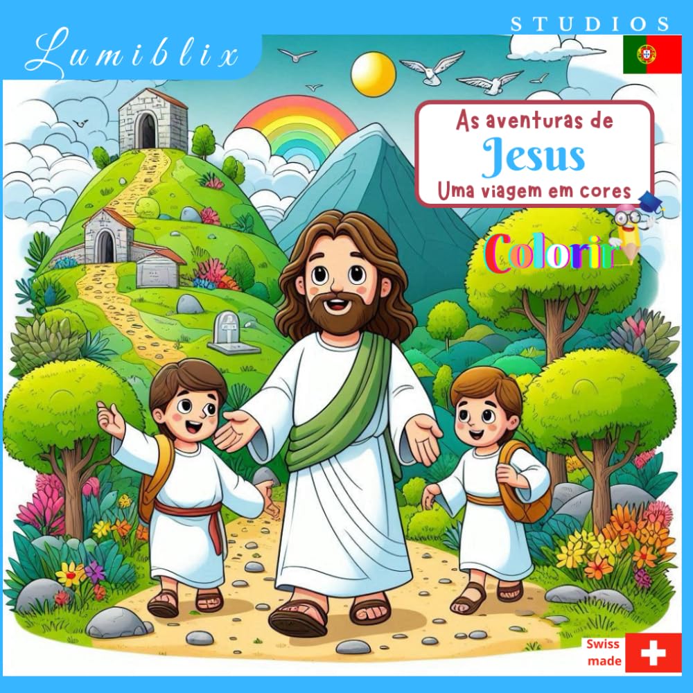 Livro de Leitura e Colorir: As Aventuras de Jesus: Uma Viagem em Cores (Portuguese Edition) baixar livro de graça