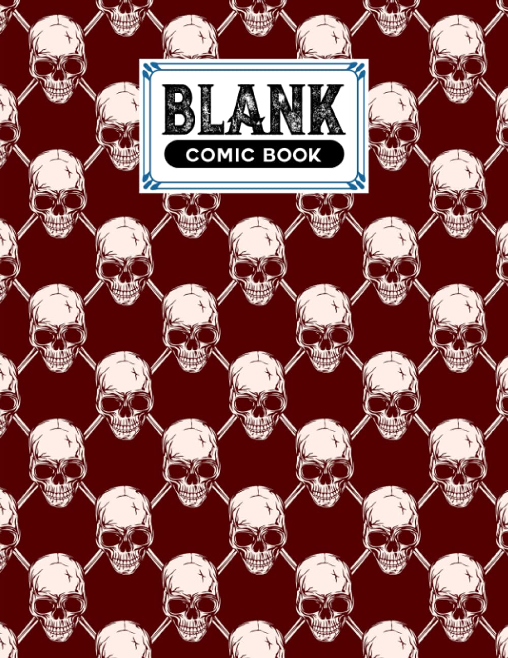 Blank Comic Book: Skull Cover, Draw Your Own Comics - 120 Pages of Fun and Unique Templates - A Large 8.5" x 11" Notebook by Eva Koch baixar livro de graça
