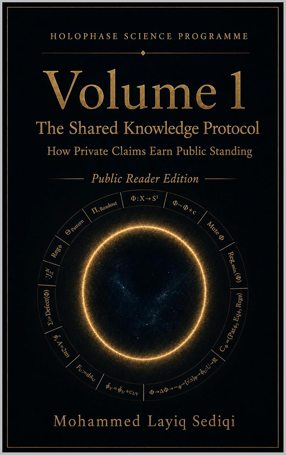 ler totalmente Holophase Volume 1: The Shared Knowledge Protocol: How Private Claims Earn Public Standing (Holophase Science Programme Book 3) (English Edition)
