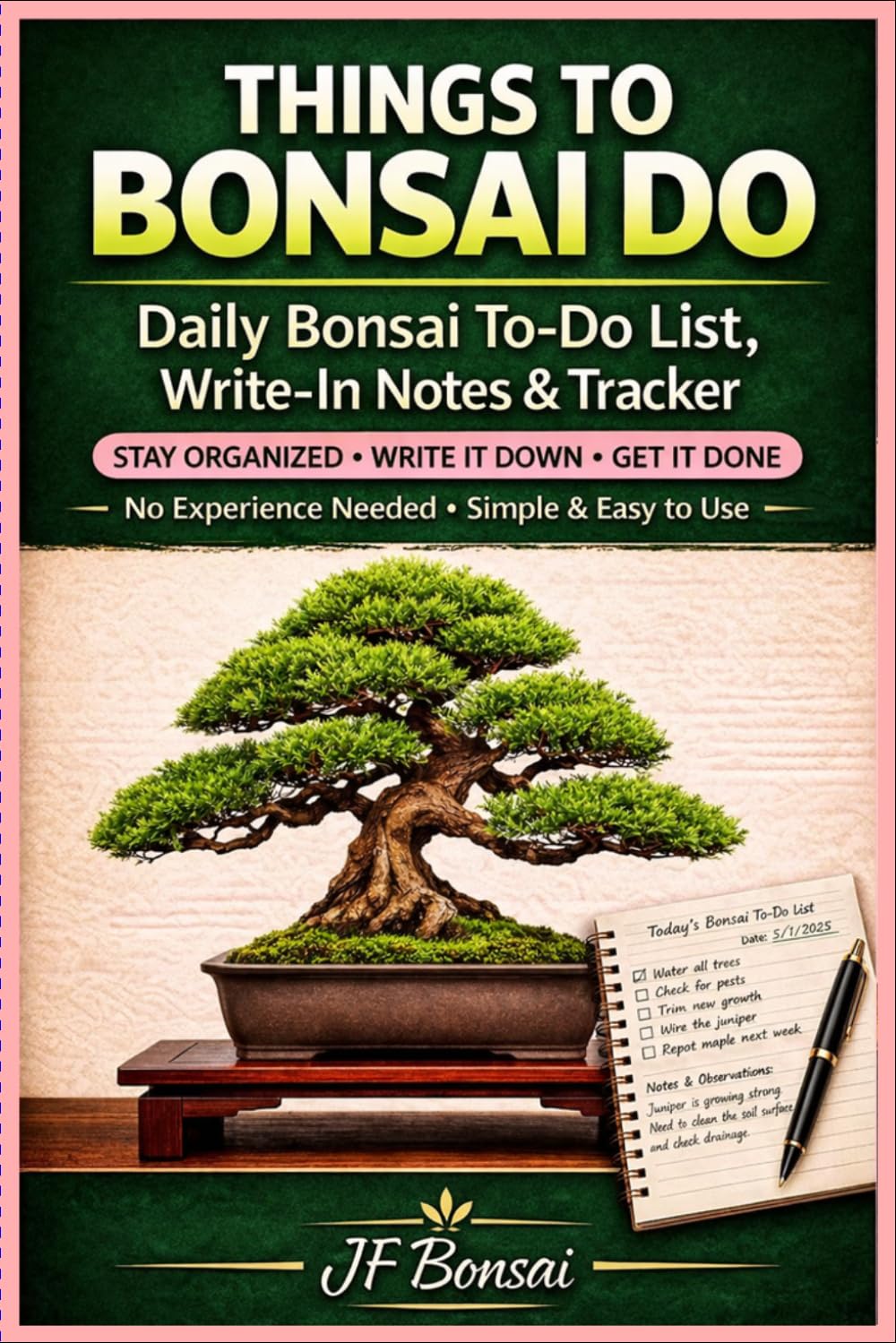 Things to Bonsai Do: Bonsai Care Check list and daily tracker baixar livro de graça