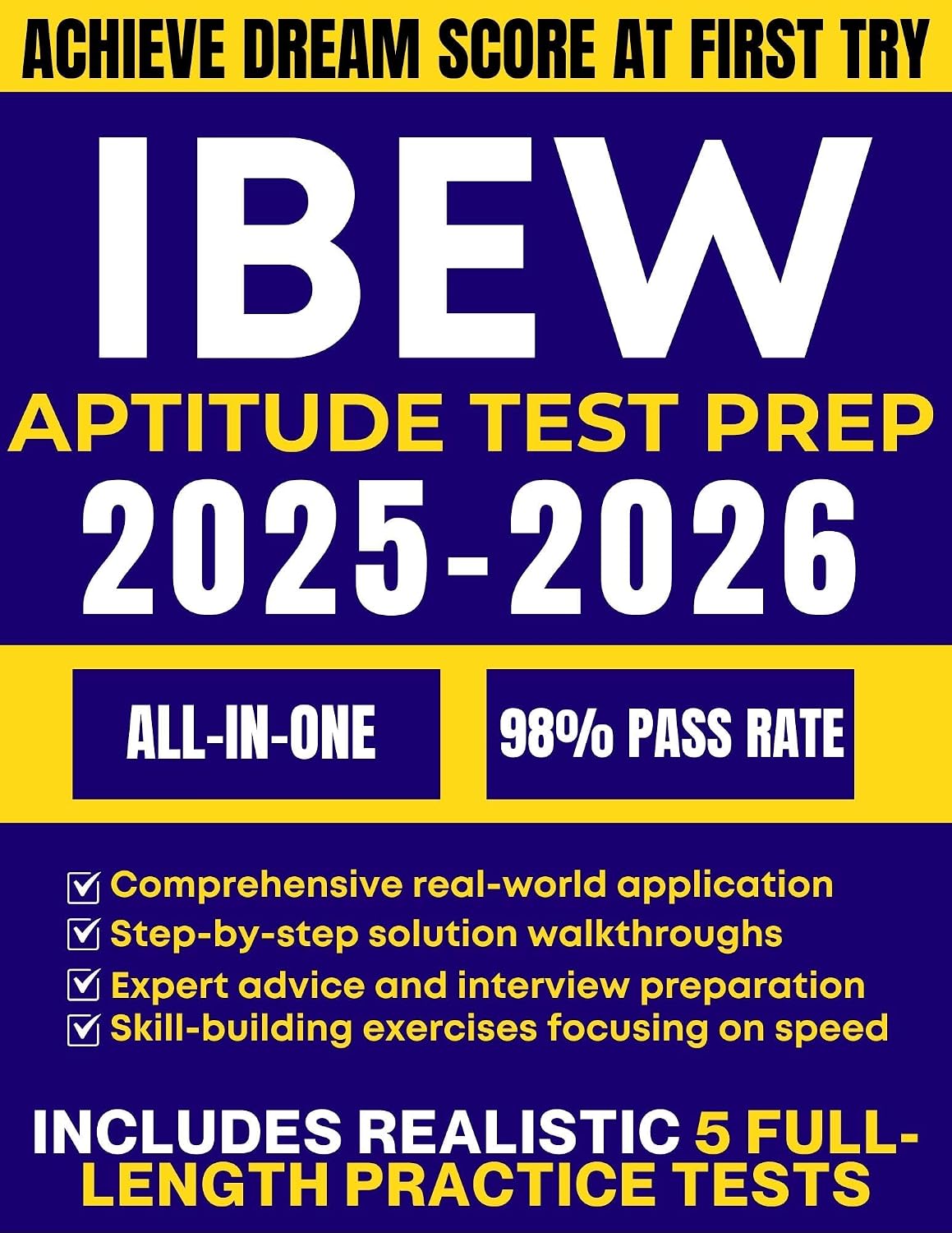 ler totalmente IBEW APTITUDE TEST PREP 2025-2026: All-in-One Study Guide with 800 Practice Questions, Review Material, Winning Strategies and Detailed Answer Explanations to Pass the Exam (English Edition)