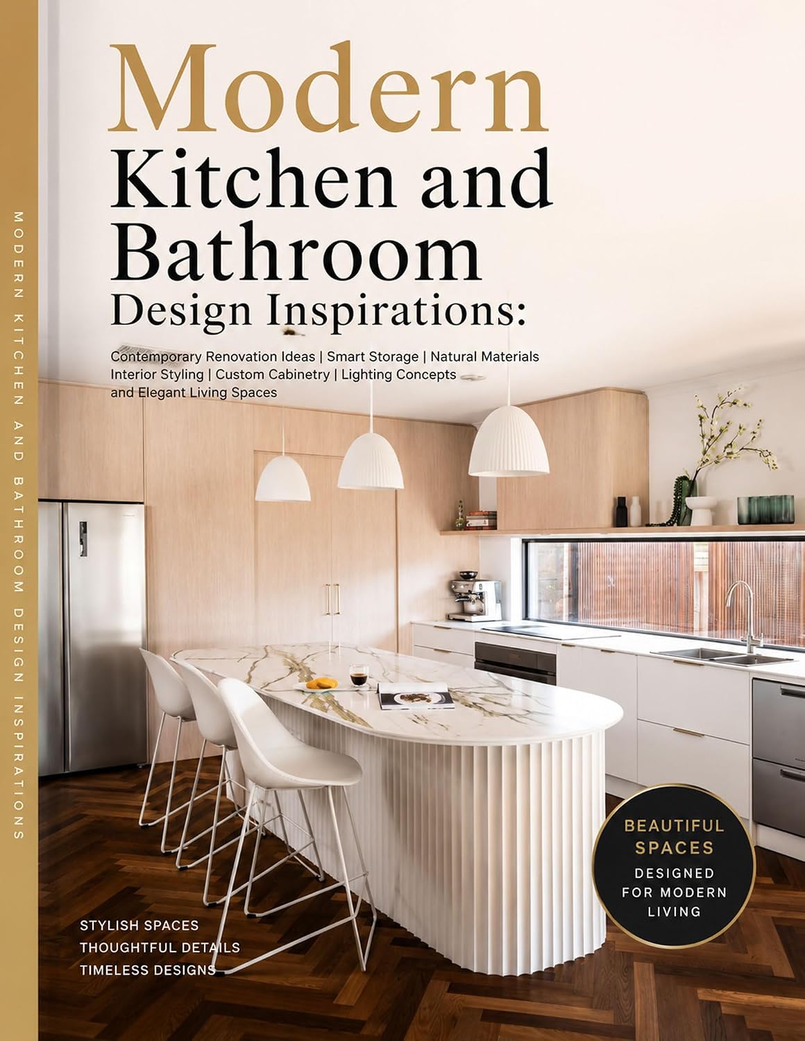 Modern Kitchen and Bathroom Design Inspirations: Contemporary Renovation Ideas Smart Storage Natural Materials Interior Styling Custom Cabinetry Lighting... and Elegant Living Spaces (English Edition) baixar livro de graça