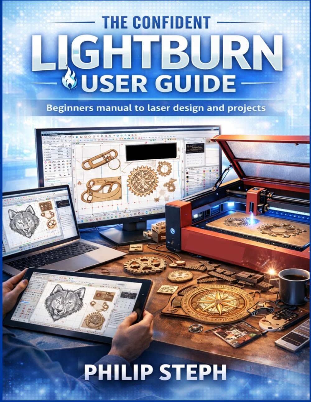 The confident lightburn user guide: Beginners manual to laser design and projects baixar o livro de graça