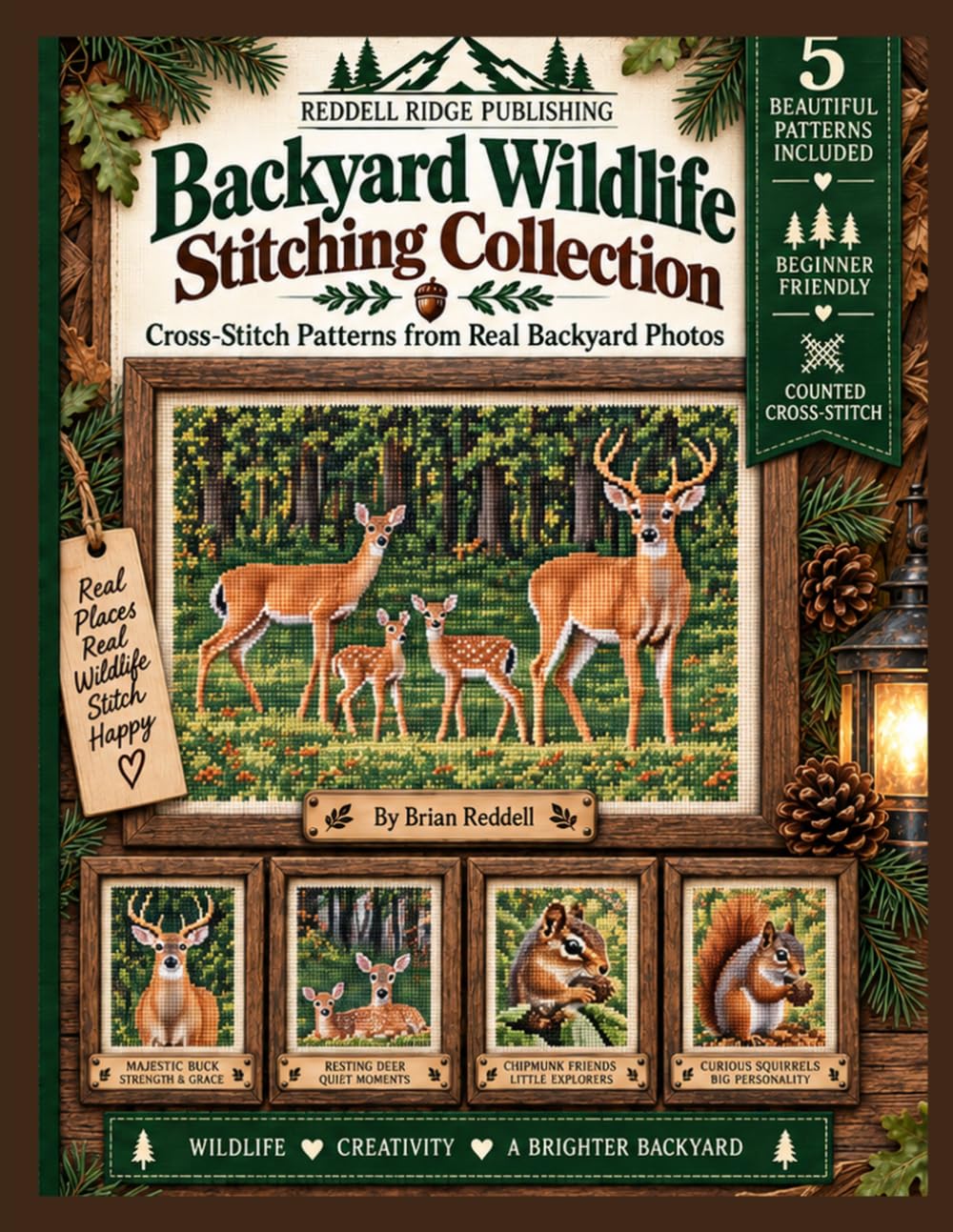 Backyard Wildlife Stitching Collection: Cross-Stitch Patterns from Real Backyard Photos baixar o livro de graça
