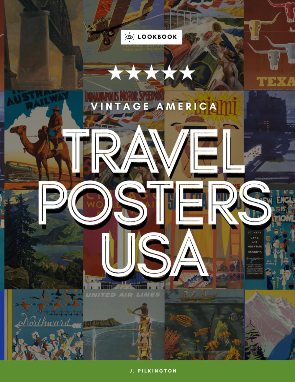 ler totalmente Travel Posters USA: A Book of Vintage American Ad Art