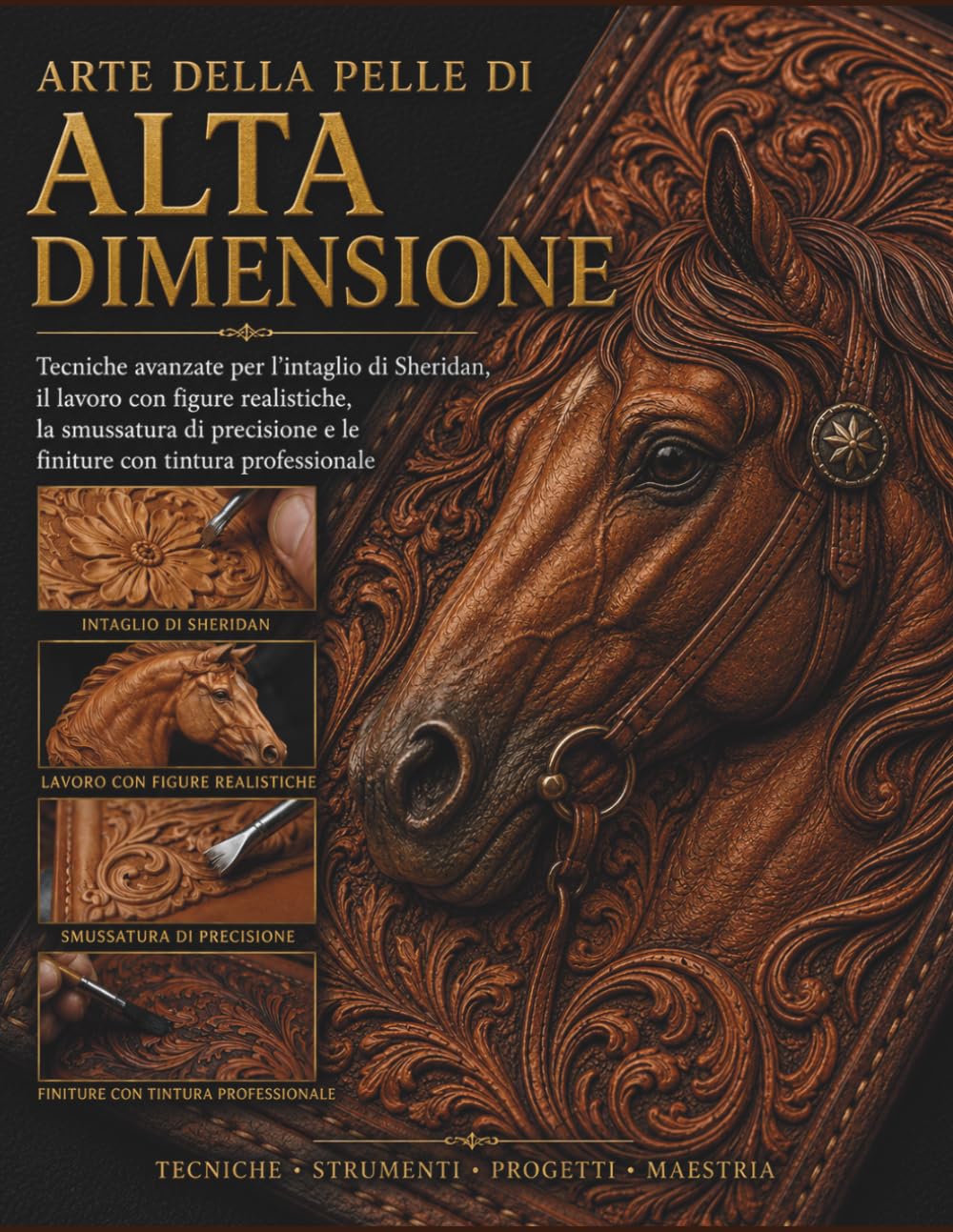 ler totalmente Arte della pelle di alta dimensione: Tecniche avanzate per l'intaglio di Sheridan, il lavoro con figure realistiche, la smussatura di precisione e le... con tintura professionale (Italian Edition)
