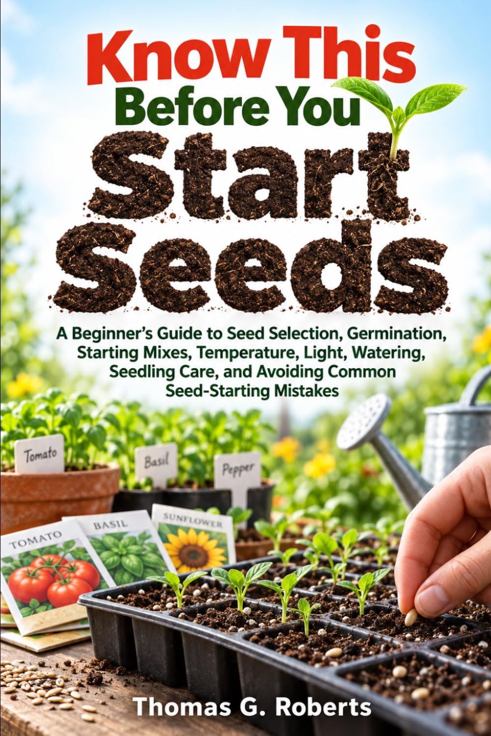 ler totalmente Know This Before You Start Seeds: A Beginner's Guide to Seed Selection, Germination, Starting Mixes, Temperature, Light, Watering, Seedling Care, and Avoiding Common Seed-Starting Mistakes