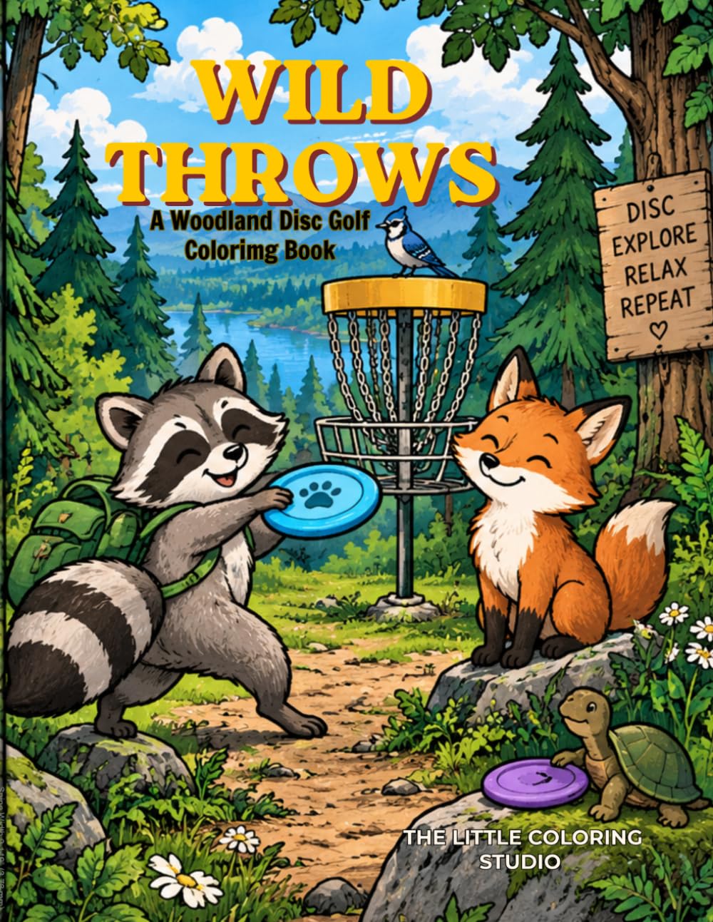 capítulo por capítulo baixar Wild Throws: A Woodland Disc Golf Coloring Book