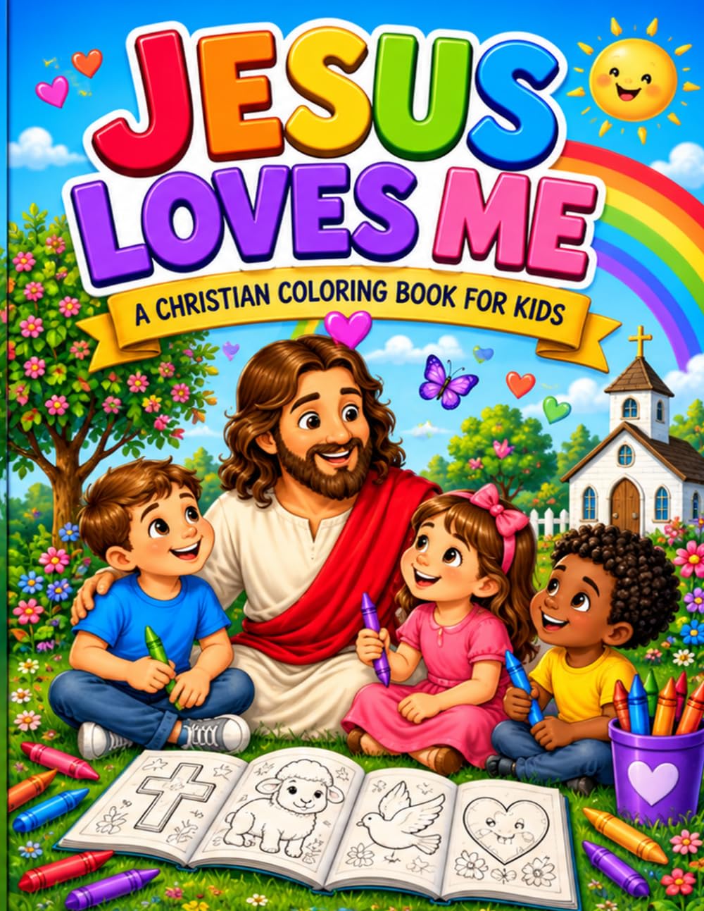 ler totalmente Jesus Loves Me: A Christian Coloring Book for Kids