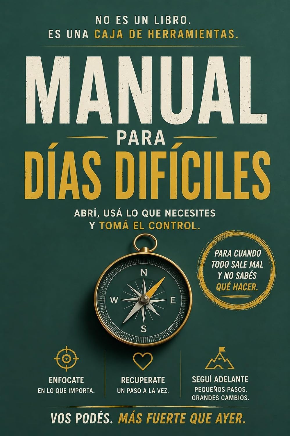 MANUAL PARA DIAS DIFICILES: ABRI, USA LO QUE NECESITES Y RECUPERA EL CONTROL (Spanish Edition) baixar o livro de graça