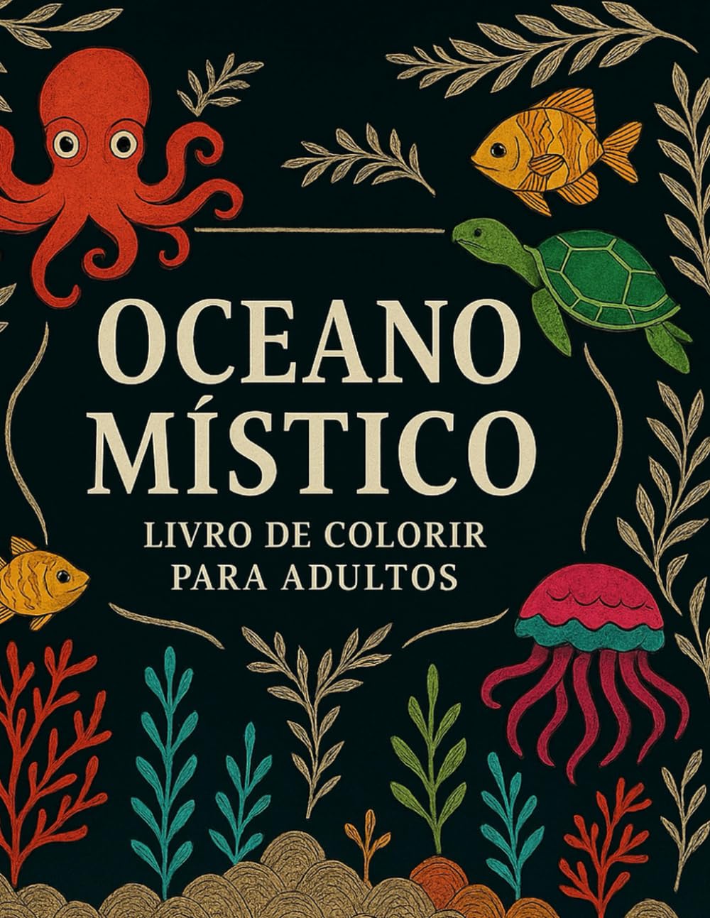 Oceano Místico: Livro de Colorir (Portuguese Edition) baixar livro de graça