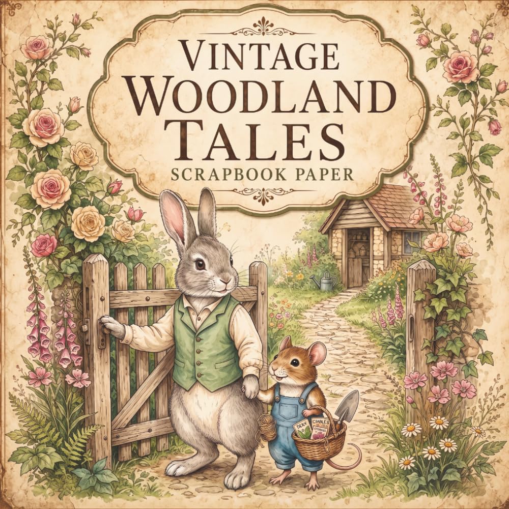 Vintage Woodland Tales Scrapbook Paper: Elegant Storybook Animal Designs for Junk Journals, Scrapbooking, Collage, Decoupage and Paper Crafts baixar o livro de graça