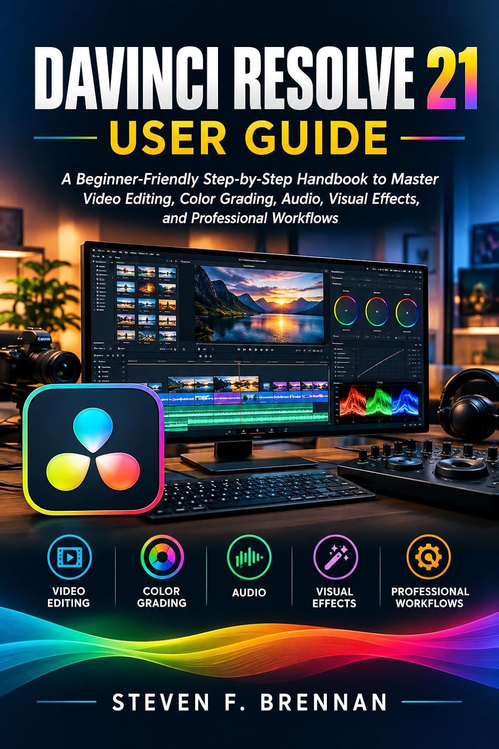 capítulo por capítulo baixar DAVINCI RESOLVE 21 USER GUIDE: A Beginner-Friendly Step-by-Step Handbook to Master Video Editing, Color Grading, Audio, Visual Effects, and Professional Workflows (English Edition)