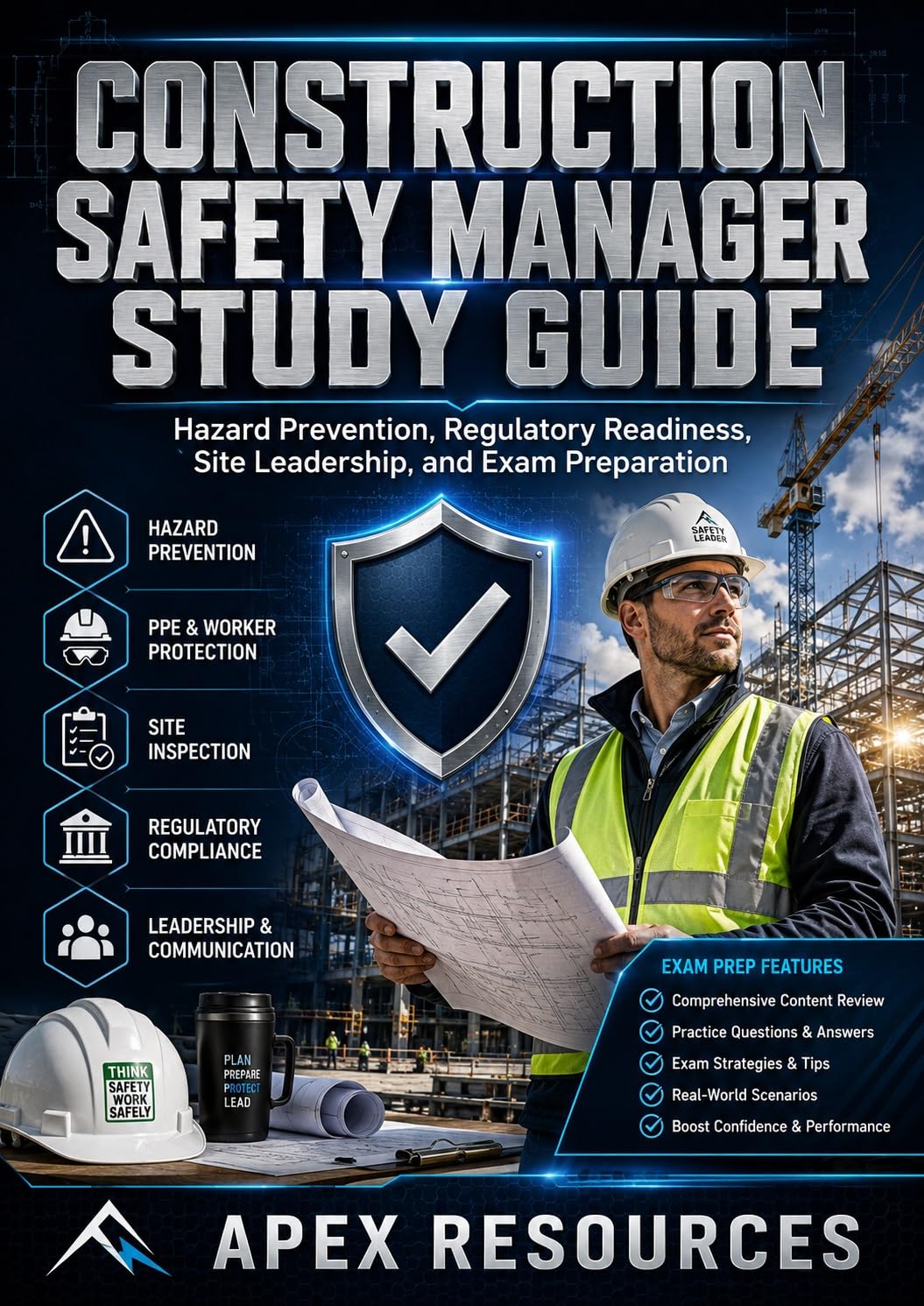 ler totalmente Construction Safety Manager Study Guide: Hazard Prevention, Regulatory Readiness, Site Leadership, and Exam Preparation (English Edition)