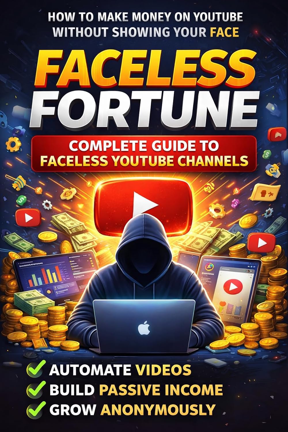 ler totalmente Faceless Fortune - Complete Guide to Faceless YouTube Channels: Master Youtube Without Ever Showing Your Face (The Creator Growth Playbook Series Practical... & More Online Growth) (English Edition)