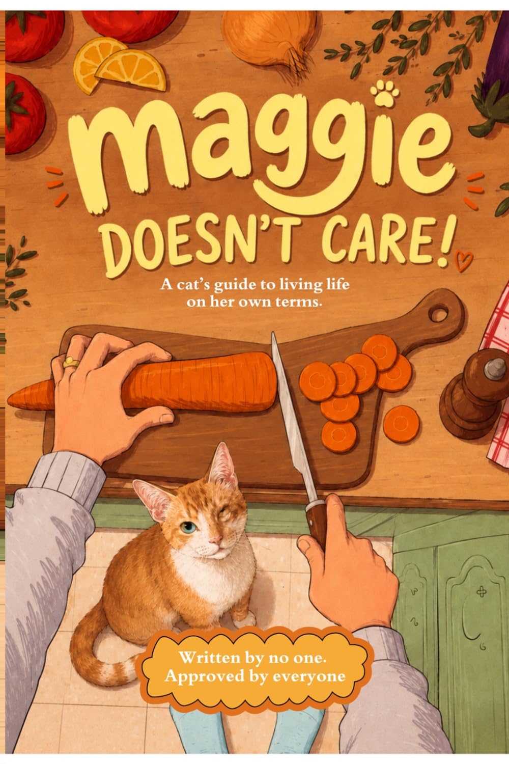 ler totalmente Maggie Doesn’t Care!: A cat’s guide to living life on her own terms.