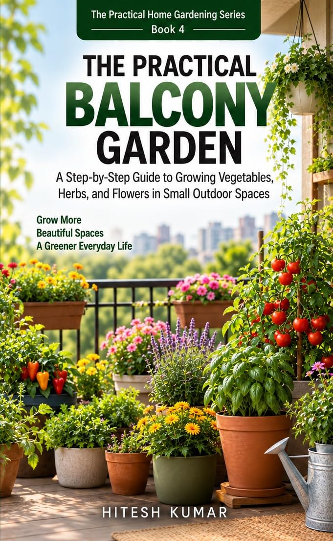 ler totalmente The Practical Balcony Garden: A Step-by-Step Guide to Growing Vegetables, Herbs, and Flowers in Small Outdoor Spaces (The Practical Home Gardening Series Book 4) (English Edition)
