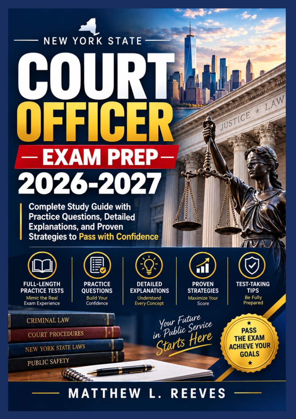 NEW YORK STATE COURT OFFICER EXAM PREP: Complete Study Guide with Practice Questions, Detailed Explanations, and Proven Strategies to Pass with Confidence baixar livro de graça