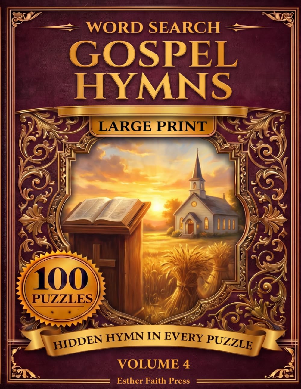 ler totalmente Gospel Hymns Word Search: 100 Large Print Puzzles on the Best-Loved Gospel Songs, with a Hidden Hymn Verse in Every Puzzle