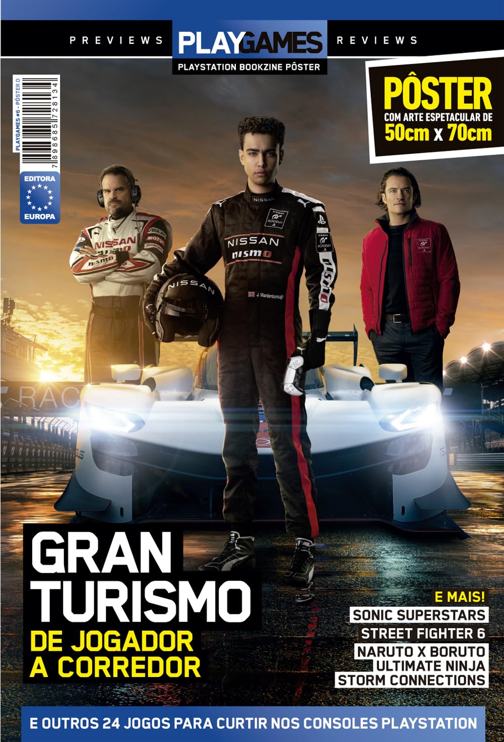 ler totalmente Gran Turismo: de jogador a corredor - Superpôster PlayGames