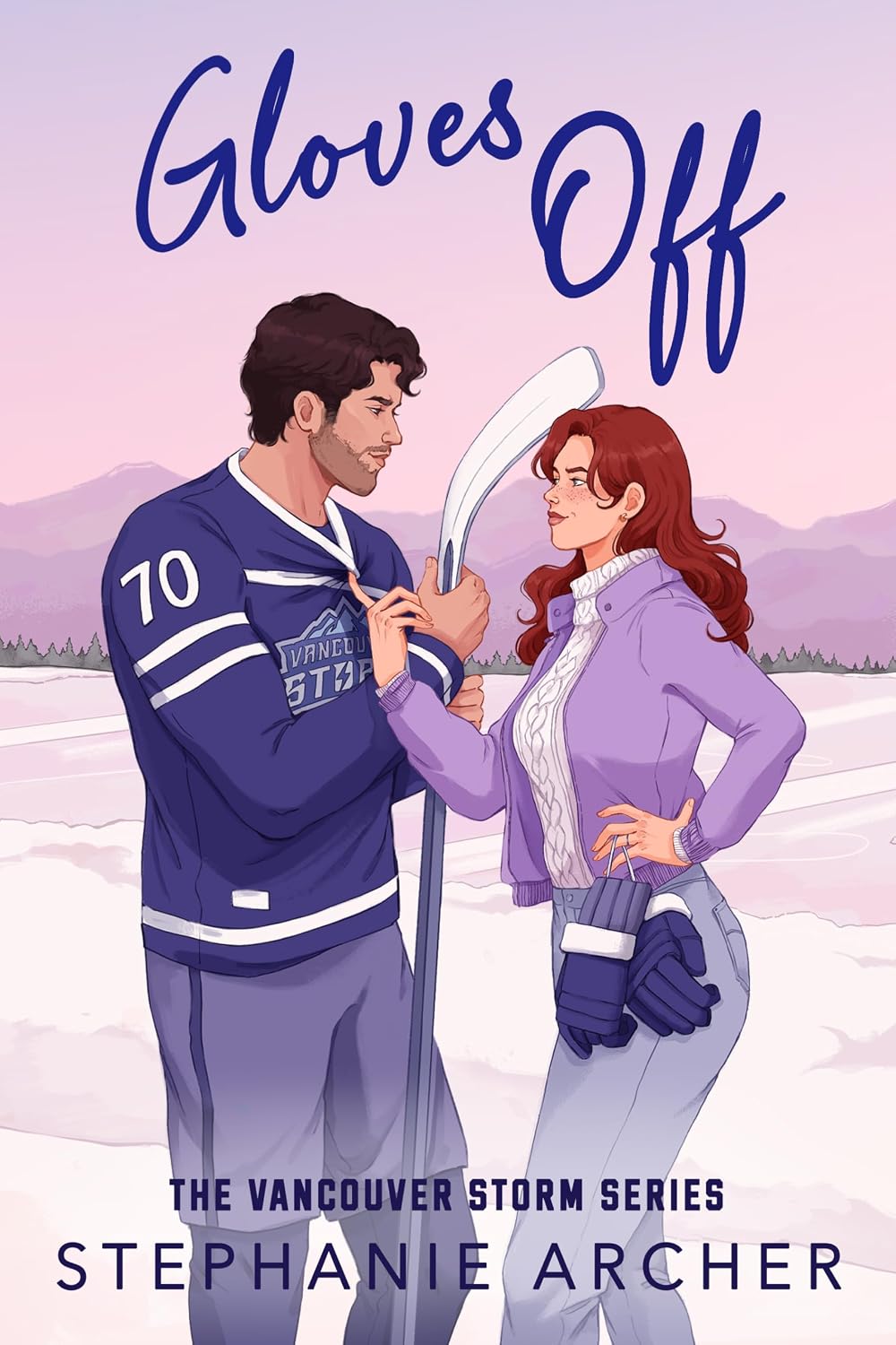 Gloves Off: a marriage of convenience hockey romance (Vancouver Storm Book 4) (English Edition)
