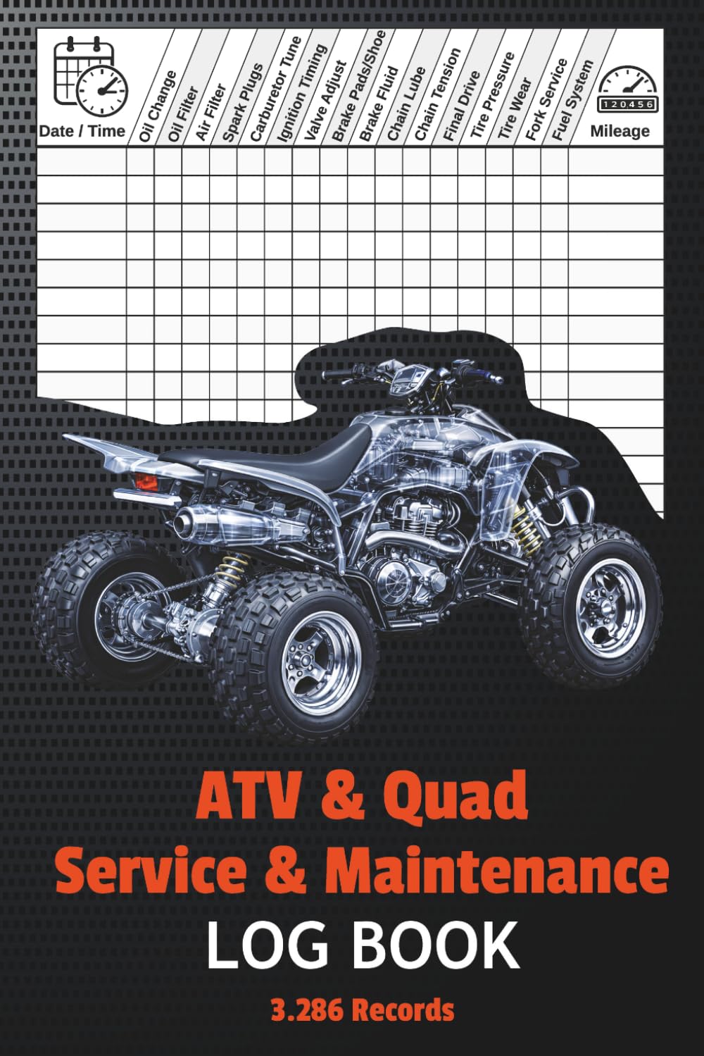 ATV & Quad Service & Maintenance Log Book: ATV Maintenance Tracker | Service Records, Mileage Log, and Repair History for ATVs and Quads baixar o livro de graça