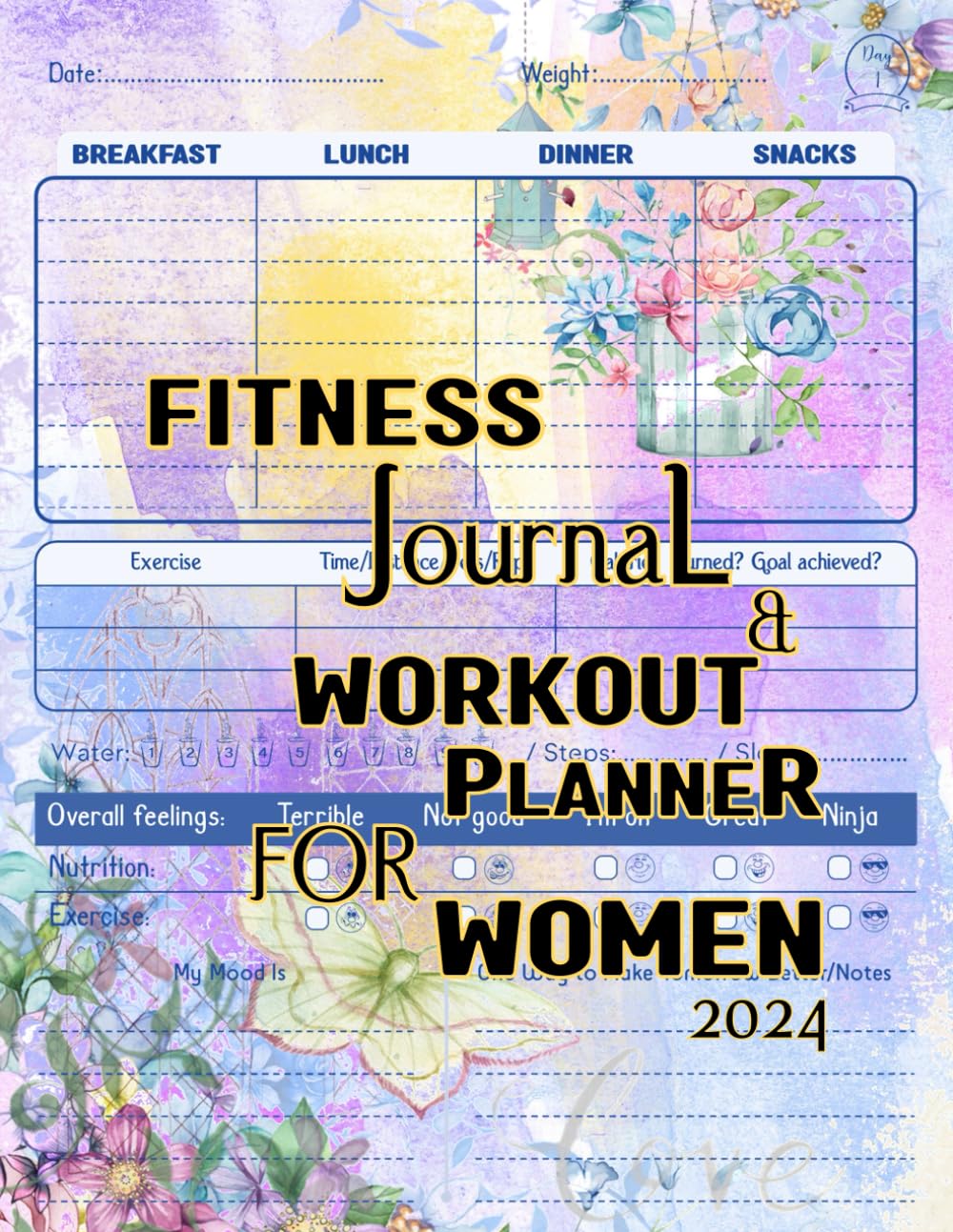 Fitness Journal & Workout Planner for Women 2024: Weight Loss Plans For Tracking Measurement Progress baixar o livro de graça