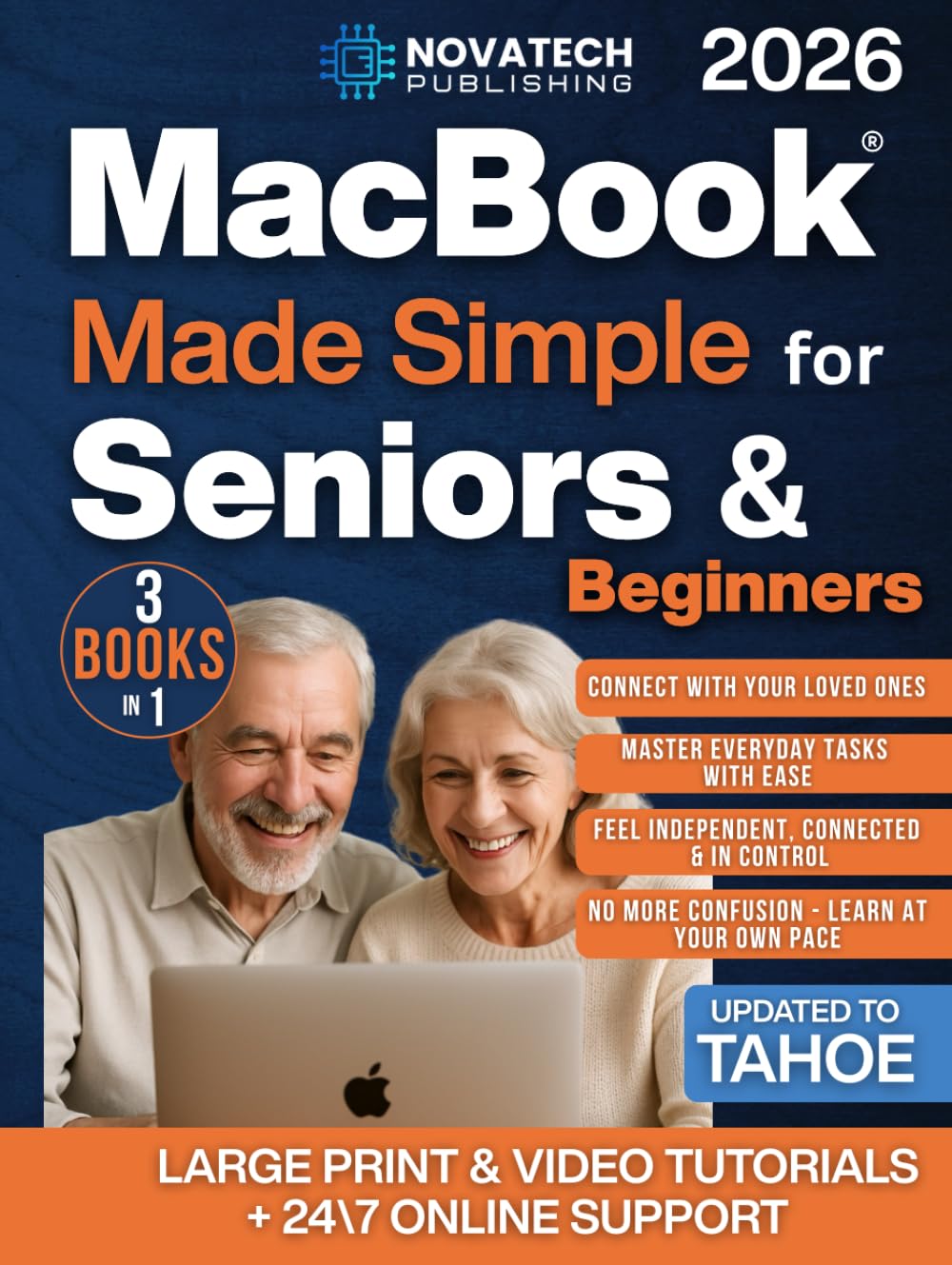 ler totalmente MacBook Made Simple for Seniors & Beginners: An All-in-One, Step-by-Step Visual Guide - Learn, Customize & Enjoy Your Mac with Large Pictures, Clear Tutorials & Real-Life Examples Without Stress