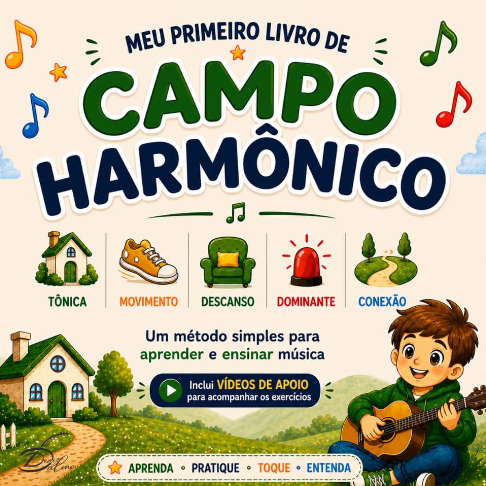 MEU PRIMEIRO LIVRO DE CAMPO HARMÔNICO (Portuguese Edition) baixar o livro de graça