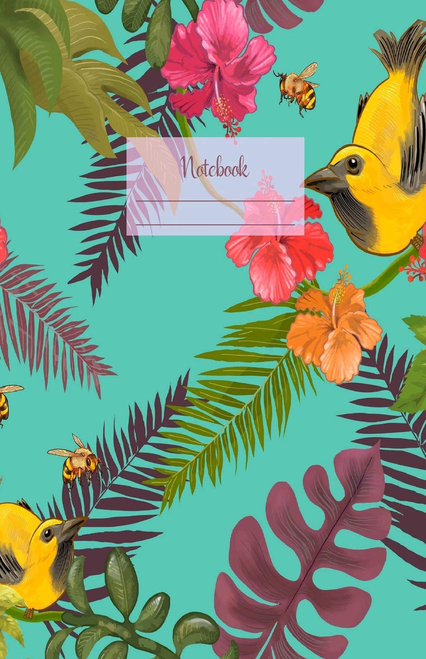 ler totalmente Notebook: Dotted grid Journal. Bullet Diary. Ideal for Notes, Memories, Journaling, Creative planning and Calligraphy practice. 120 Pages. Soft matte... gift idea. (Tropical plants, birds cover).