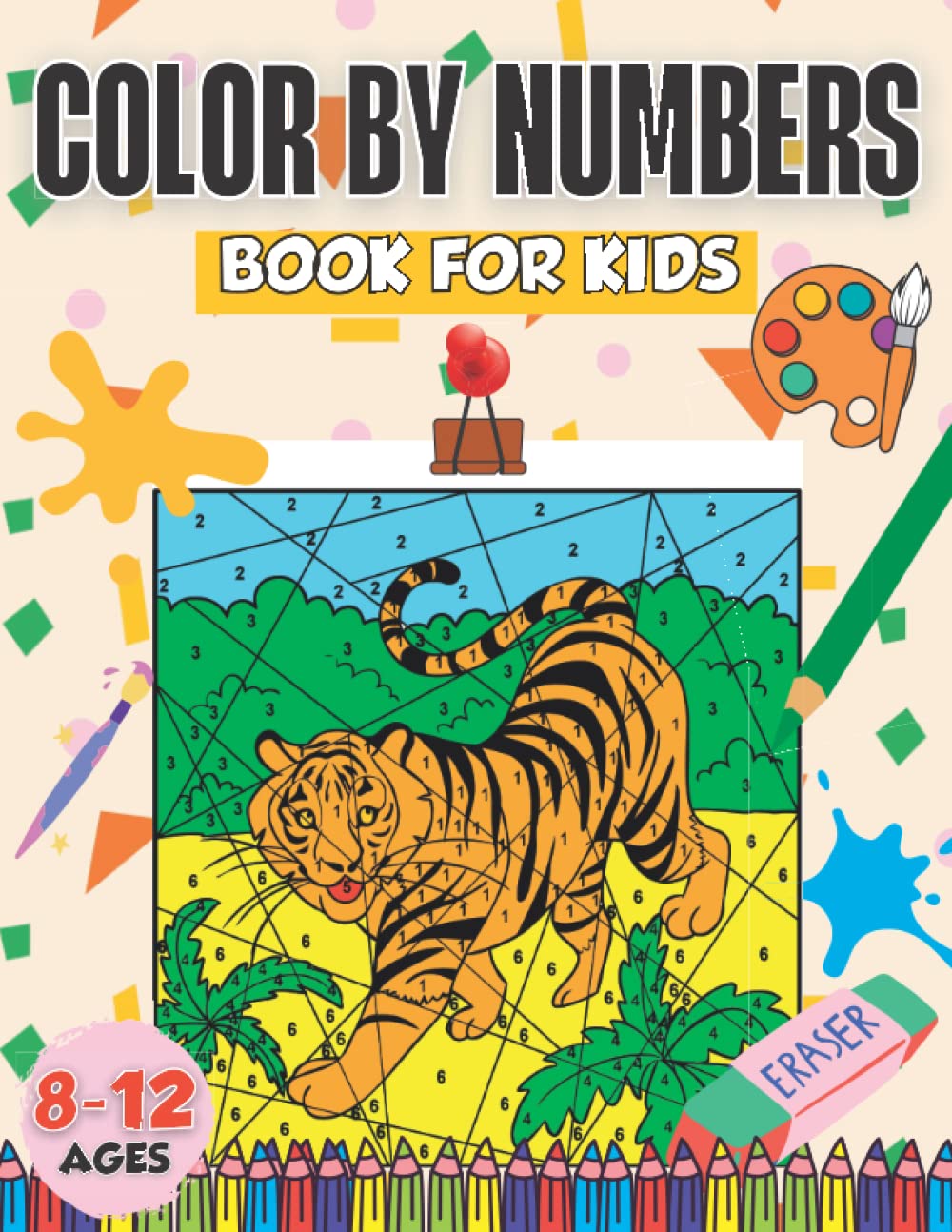 Color By Numbers Book For Kids Ages 8-12: Color By Numbers Coloring Book For Kids Ages 8-12 baixar livro de graça