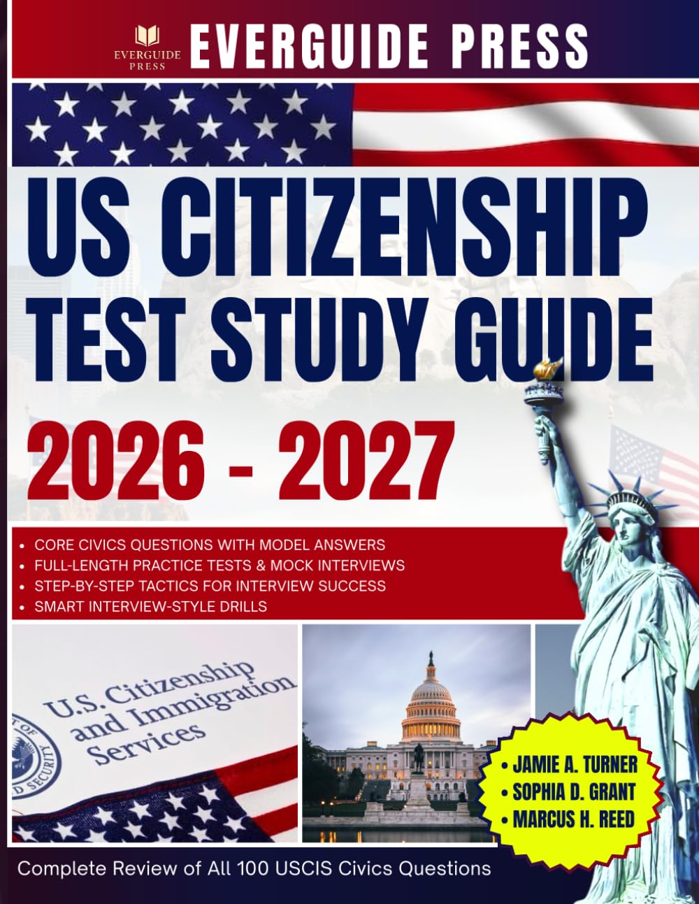 ler totalmente US CITIZENSHIP TEST STUDY GUIDE 2026/27: Complete Study Manual with Updated USCIS Civics Questions, Practice Tests, and Interview Guidance for the 2026/27 Naturalization Process