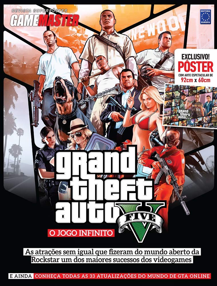 ler totalmente GTA V - Superpôster Game Master: o Jogo Infinitivo