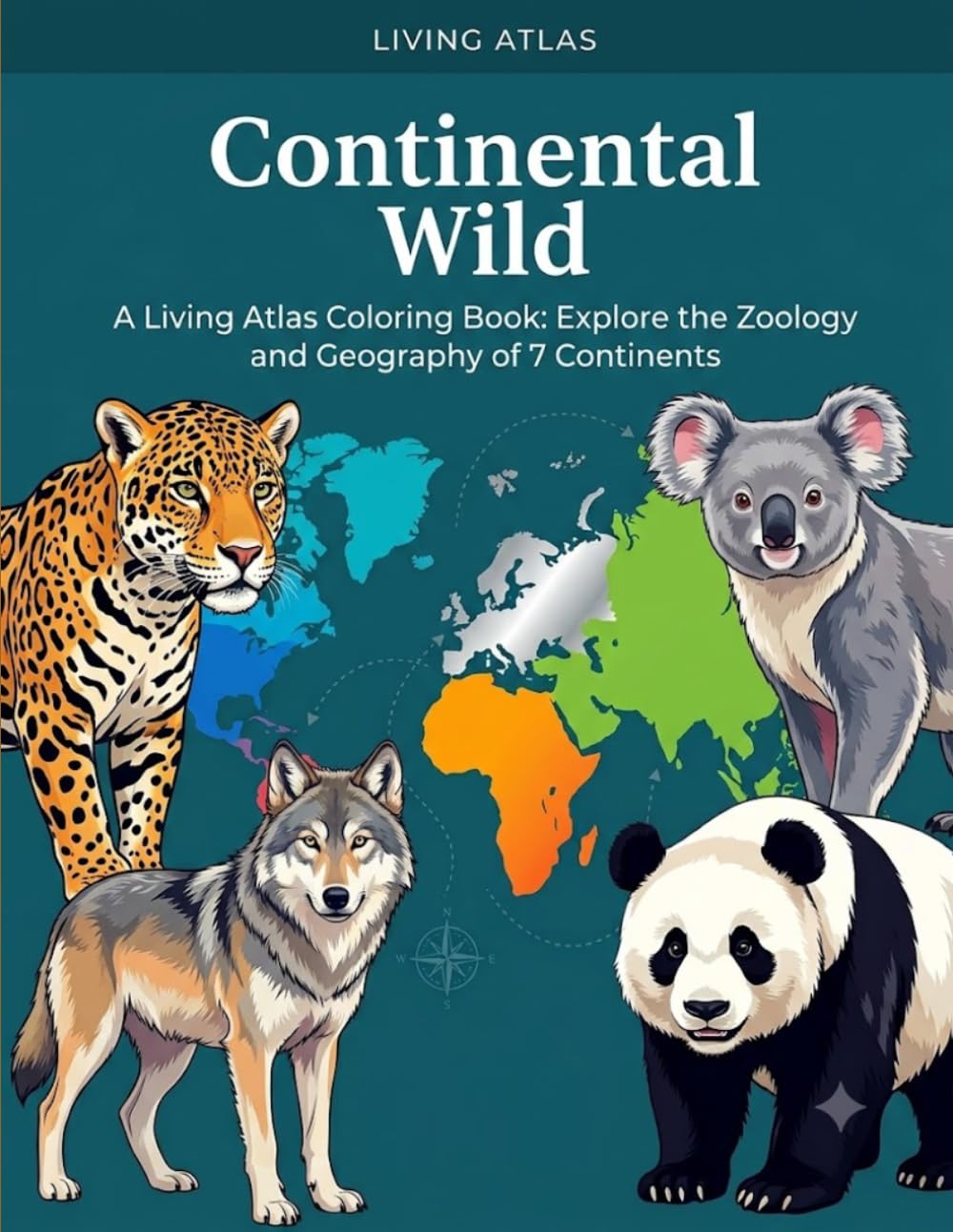 capítulo por capítulo baixar Continental Wild: A Living Atlas Coloring Book: Explore the Zoology and Geography of 7 Continents