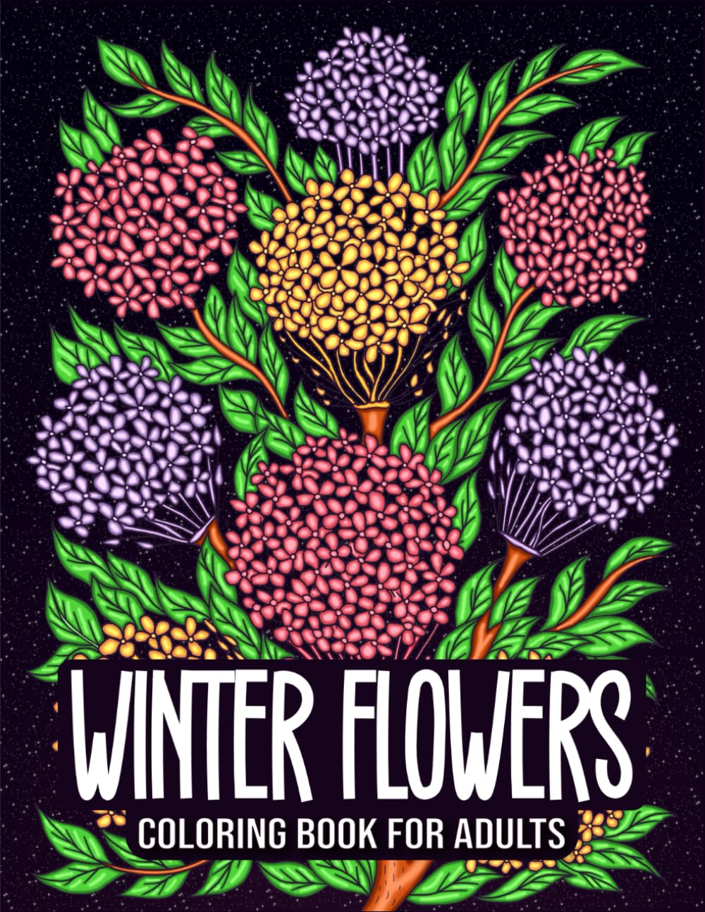 capítulo por capítulo baixar Winter Flowers Coloring Book: 50 Winter Blooming Flowers Colouring Book for Adults Relaxation and Stress Relief (Seasonal Blooming Flowers)