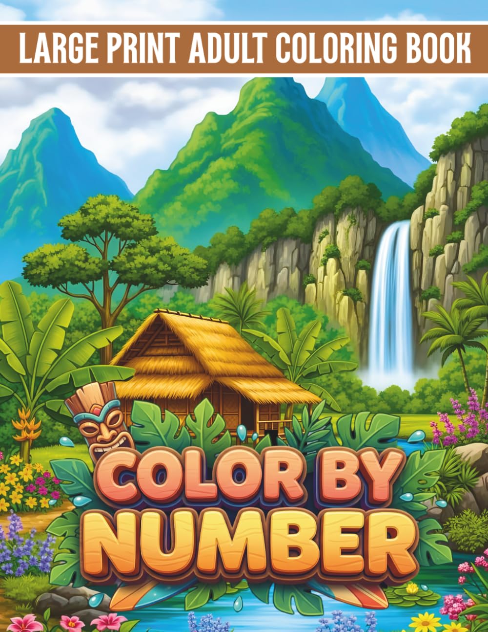 ler totalmente Large Print Color By Number Adult Coloring Book: 100 Pages Color By Number Coloring Book with Cute Bunny, Puppy, Duckling, Teddy Bear, Fox & Hedgehog Illustrations
