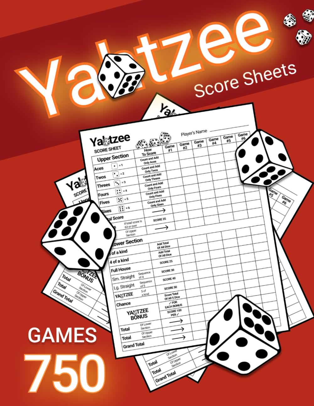 capítulo por capítulo baixar Yatzee Score Pads: Large Print Sheets for Scorekeeping (Score Book)