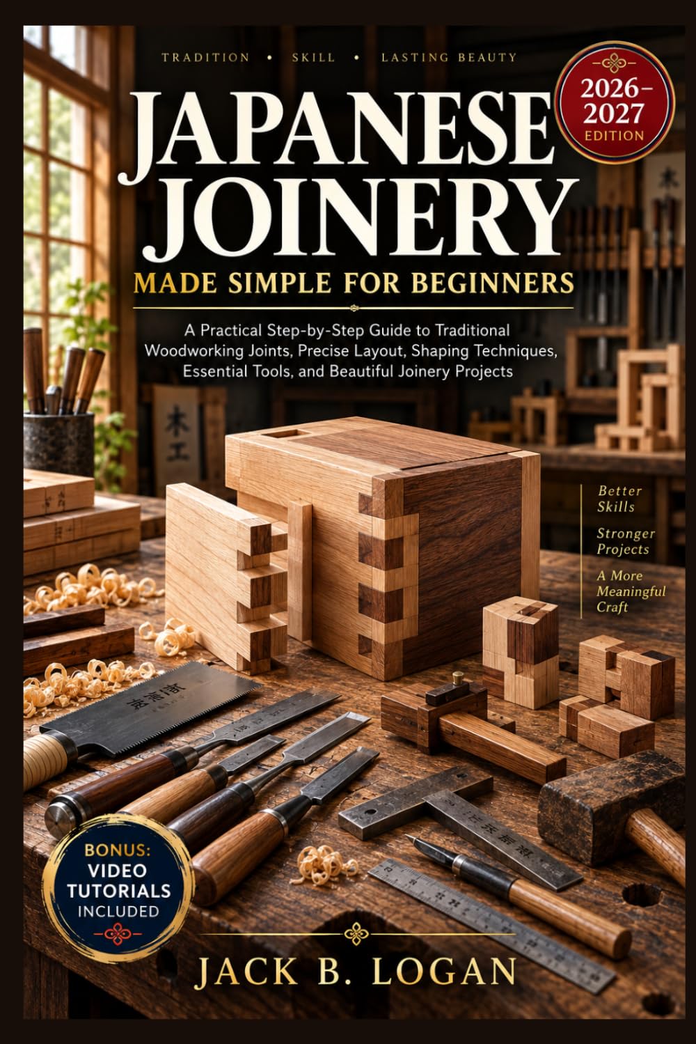 Japanese Joinery Made Simple for Beginners: A Practical Step-by-Step Guide to Traditional Woodworking Joints, Precise Layout, Shaping Techniques, Essential Tools, and Beautiful Joinery Projects baixar o livro de graça