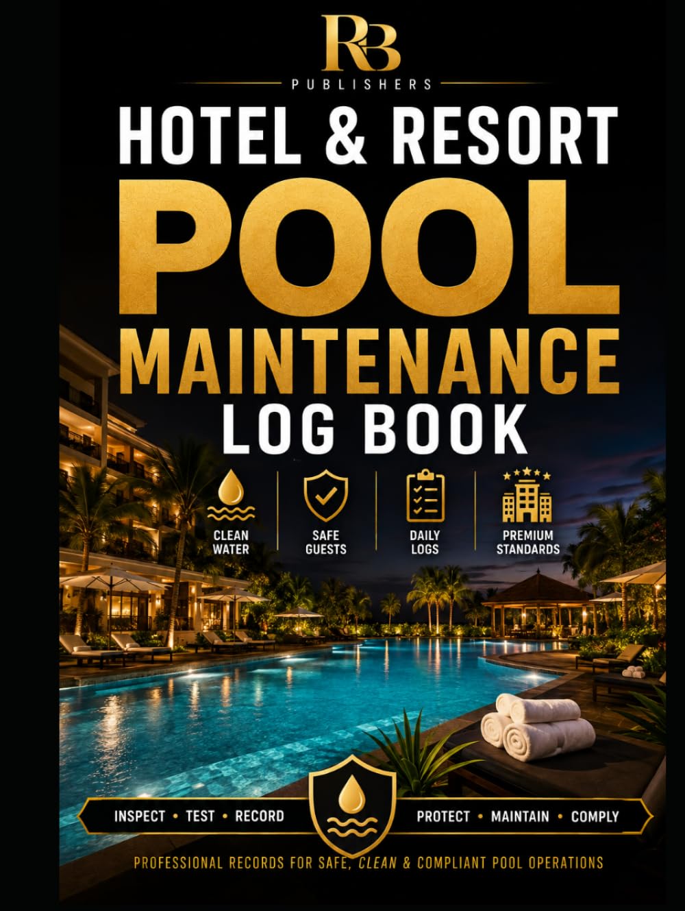 ler totalmente Hotel & Resort Pool Maintenance Log Book: Professional Service Record for Water Chemistry Testing, Pool Inspections, Preventive Maintenance, Equipment Checks, Safety Documentation, and Facility