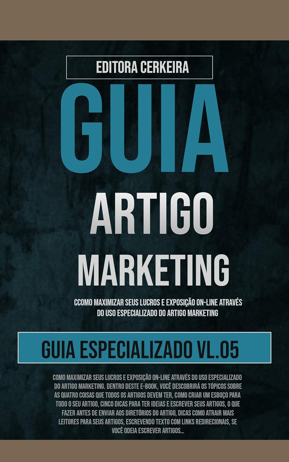 Guia Especializado Artigo Marketing baixar livro de graça