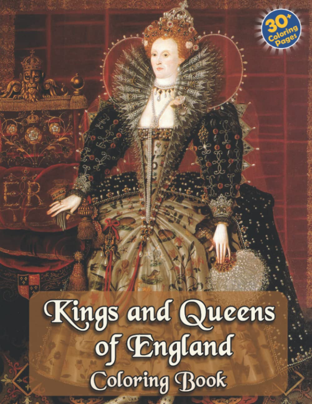 Kings and Queens of England Coloring Book: A History Coloring Book With High Coloring Pages For Relaxation And Stress Relief baixar livro de graça
