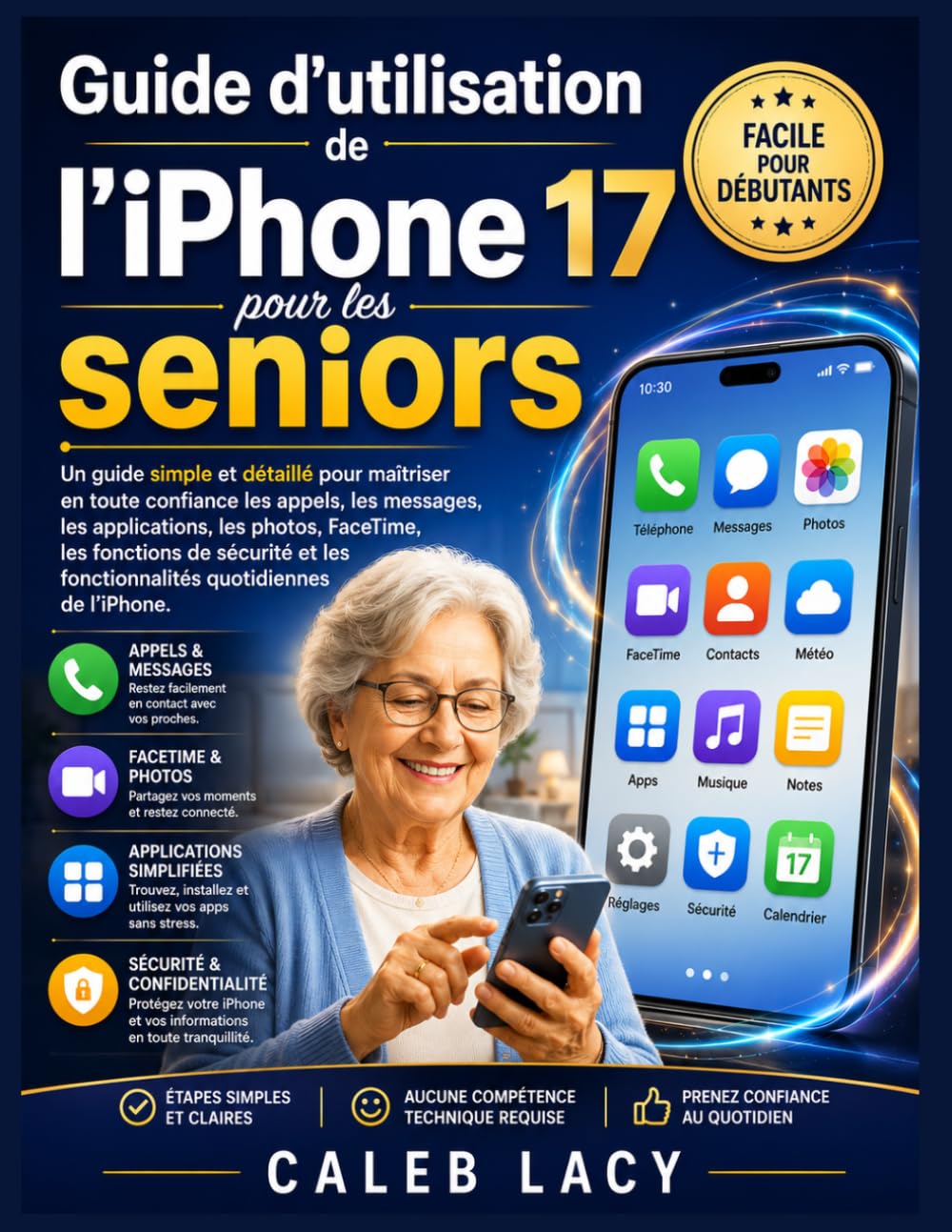 Guide d'utilisation de l'iPhone 17 pour les seniors: Un guide simple et détaillé pour maîtriser en toute confiance les appels, les messages, les... quotidiennes de l'iPhone (French Edition) baixar o livro de graça