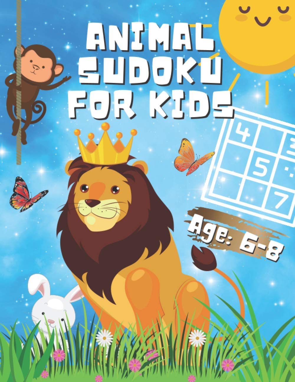 capítulo por capítulo baixar Animal Sudoku for Kids: 4x4 Sudoku Puzzles from Beginner to Advanced | Large Print 8.5” x 11”, and Full Solutions