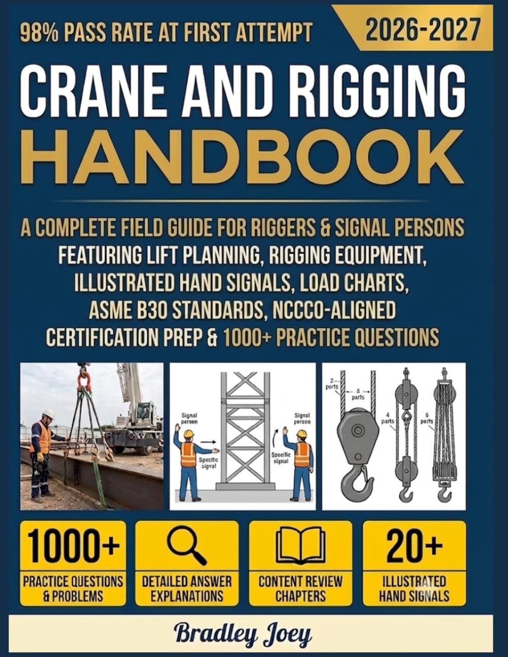 Crane and Rigging Handbook: A Complete Field Guide for Riggers and Signal Persons Featuring Lift Planning, Rigging Equipment, Illustrated Hand... Certification Prep & 1000+ practice questions baixar livro de graça