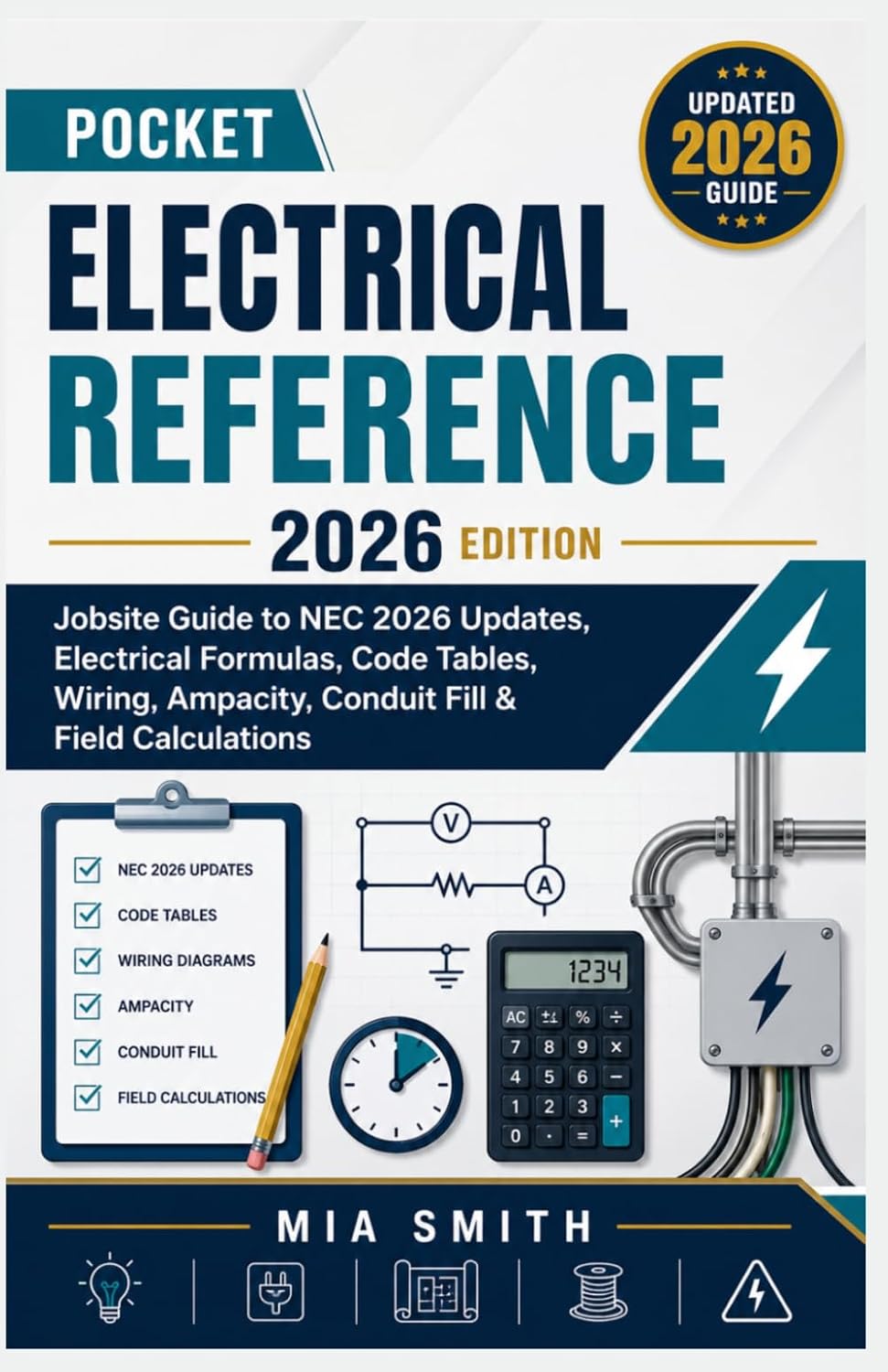 Pocket Electrical Reference 2026 Edition: Jobsite Guide to NEC 2026 Updates, Electrical Formulas, Code Tables, Wiring, Ampacity, Conduit Fill & Field Calculations baixar o livro de graça
