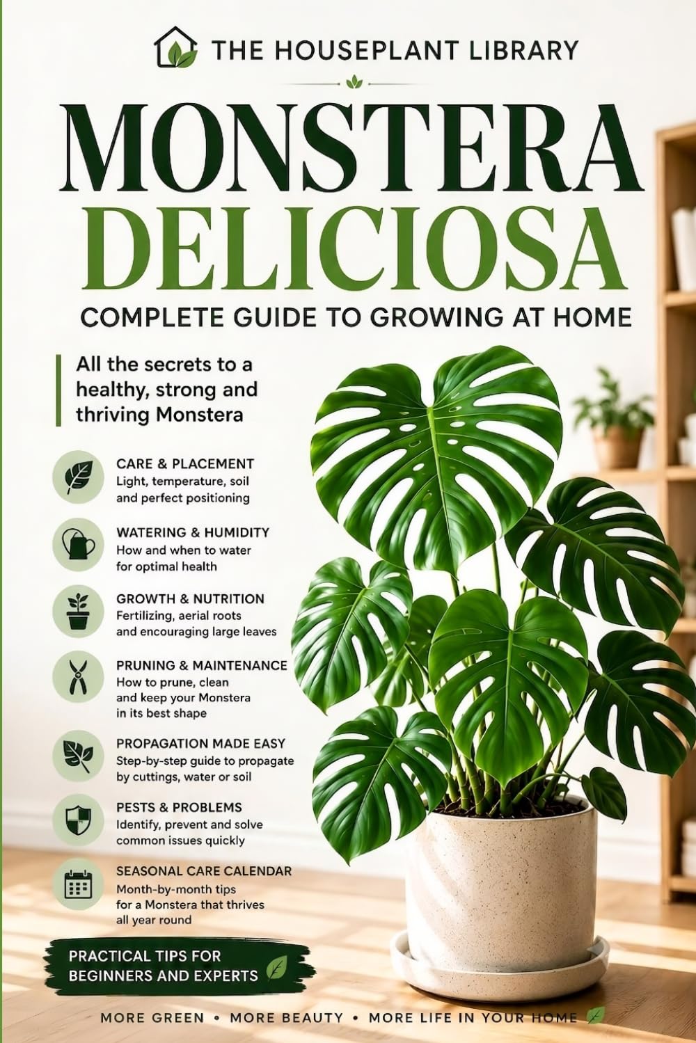 ler totalmente Monstera Deliciosa: The Complete Indoor Care Guide to Growing Healthy Plants, Bigger Leaves, Strong Roots, and a Thriving Tropical Houseplant: 1