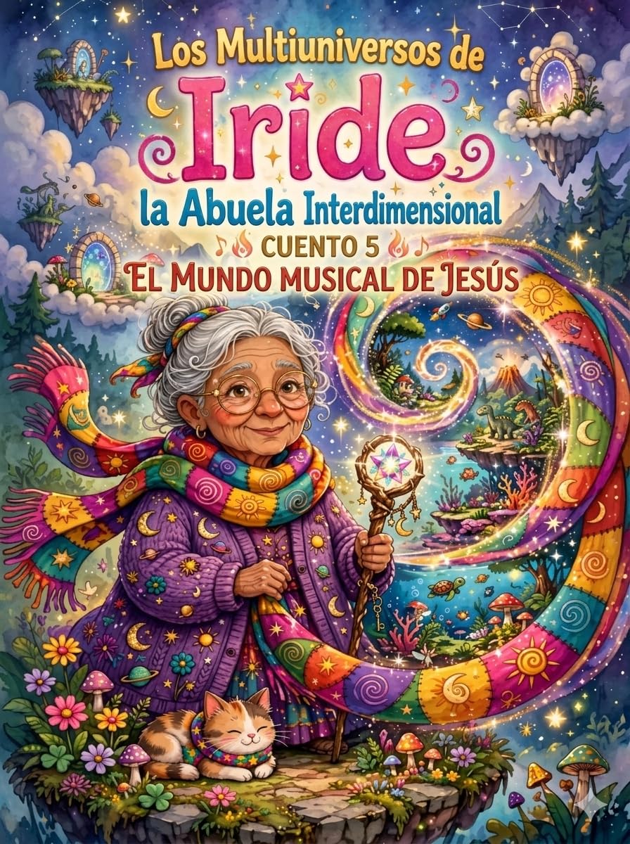 ler totalmente SAGA Los Multiuniversos de Iride la Abuela Interdimensional: CUENTO 5: EL ESPECTACULAR MUNDO MUSICAL DE JESÚS (Spanish Edition)