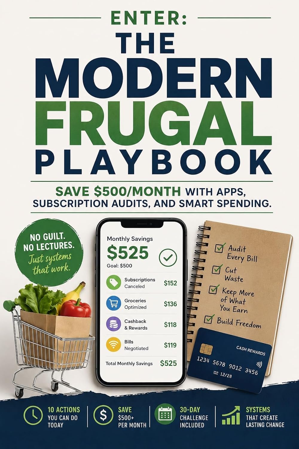 ler totalmente The Modern Frugal Playbook: Save $500 a Month with Apps, Subscription Audits, and Smart Spending (English Edition)