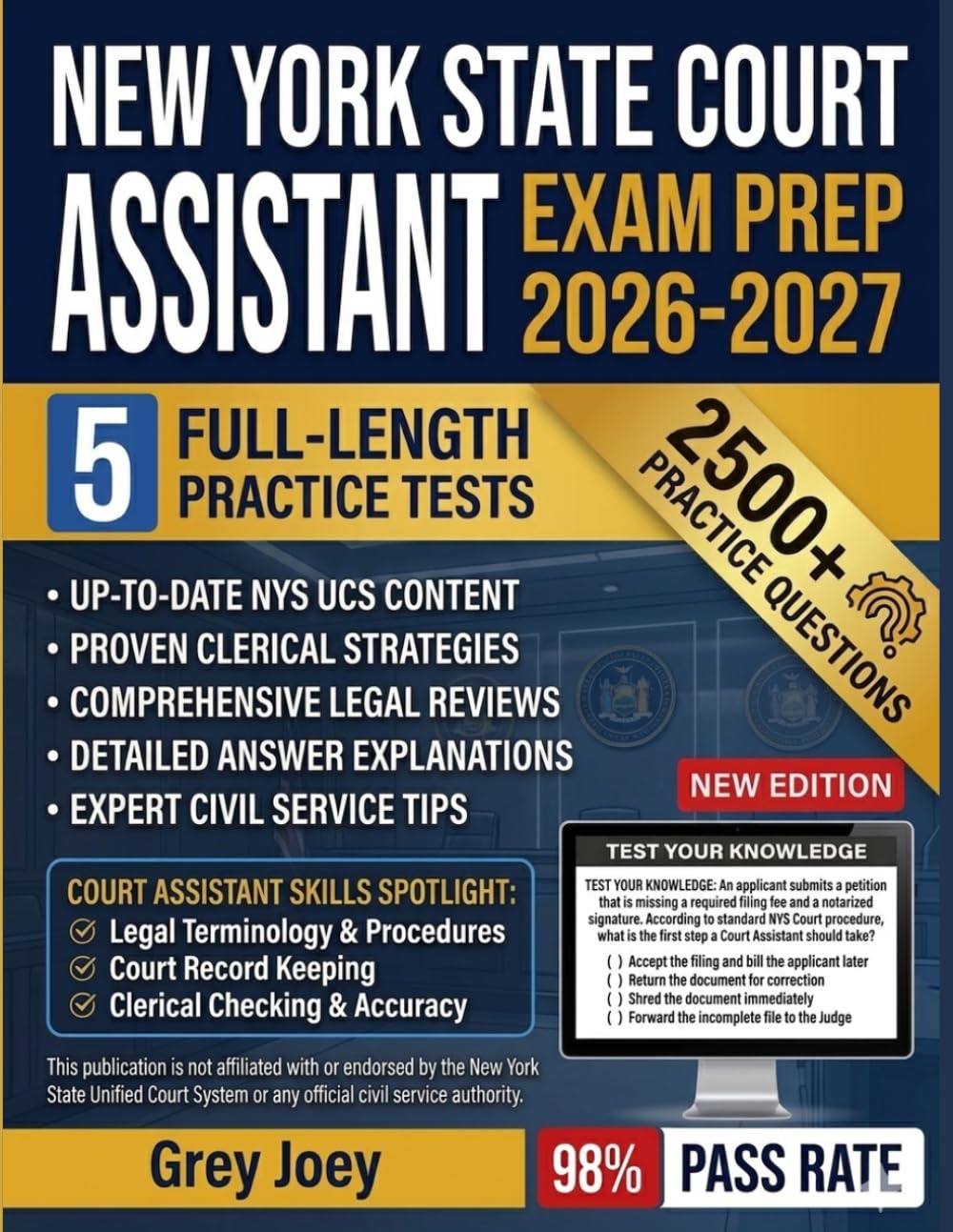ler totalmente New York State Court Assistant Exam prep 2026-2027: Complete Study Guide, Practice Questions, and Proven Strategies for High Score Success