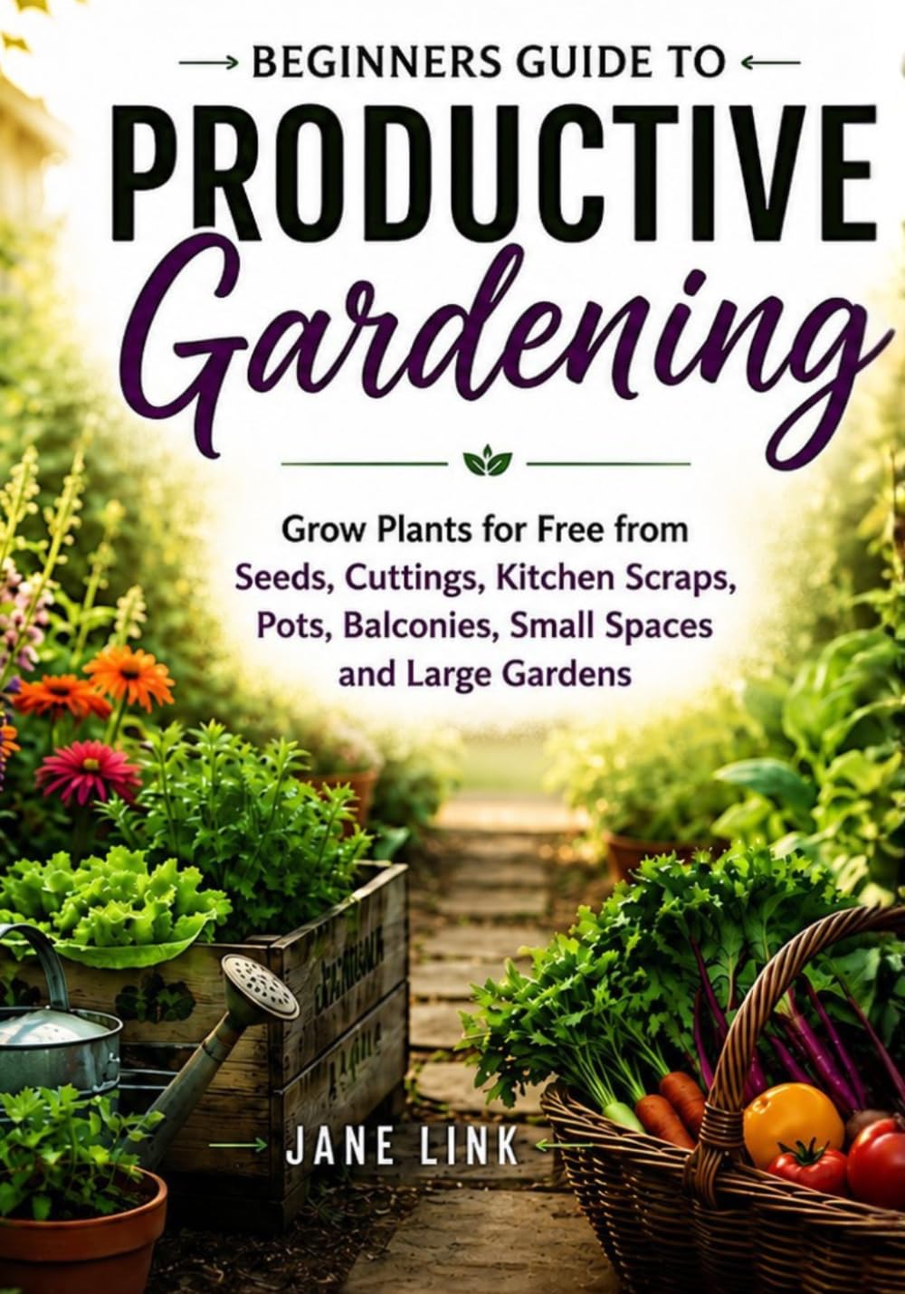 Beginners Guide to Productive Gardening:: Grow Plants for Free from Seeds, Cuttings, Kitchen Scraps, Pots, Balconies, Small Spaces and Large Gardens baixar o livro de graça